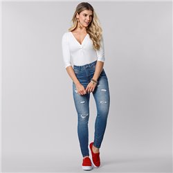 Lunender 35740 Calca Jeans Skinny