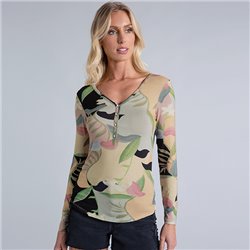 Lez a Lez 1703 Blusa Areia 