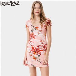 Lez a Lez-LL158 Vestido Rosa TAMANHO:G