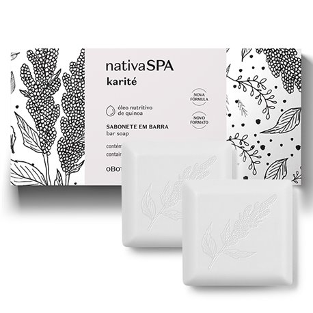 O Boticario Nativa Spa Sabonete Karite 2x90g