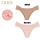 2RIOS K5076 Kit 2 Calcinhas Bege-Blush