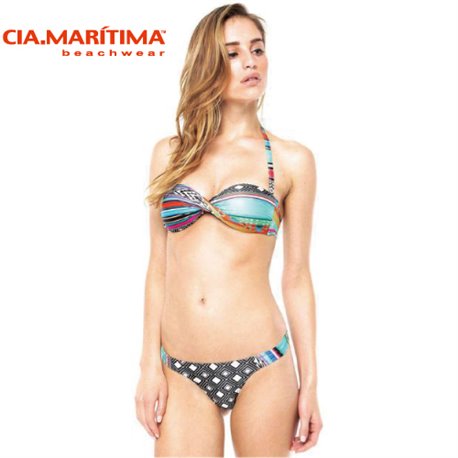 CIA.MARITIMA カンパーニャ マリッチマ ブラジル インポート水着 ビーチウエア ネイティブ柄 トライバル柄 ワンピース ドレス  cm-58831