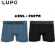 Lupo 766-011 Kit 2 Boxer Azul-Preto