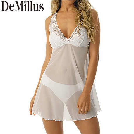 DeMillus-30125 Camisola Nupcial Branco 