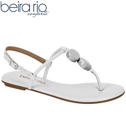 Beira Rio-8422.110-9921 Sandalia Branca