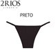 2Rios 22395 Calcinha String Algodao Preta 