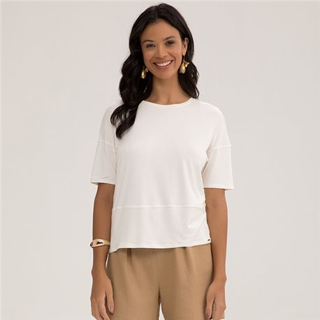 Lunender-35595 Blusa Branco