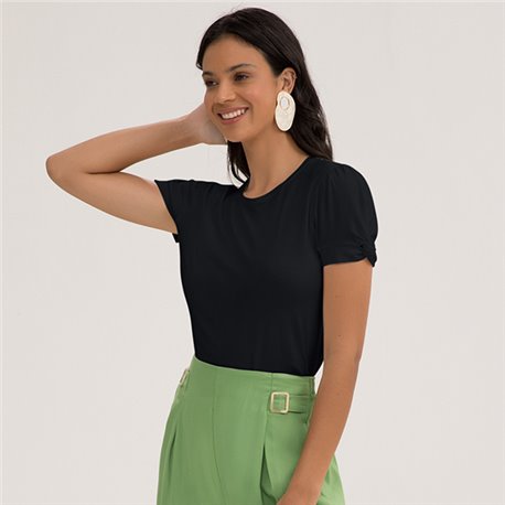 Lunender-35597 Blusa Preto