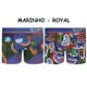 Lupo 18403 Kit 2 Cuecas Boxer Infantil Marinho/Royal