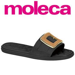 Moleca 5457.315-9569 Sandália Preta
