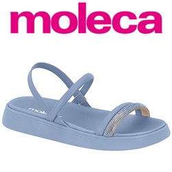 Moleca 5469.124-25648 Sandália Jeans