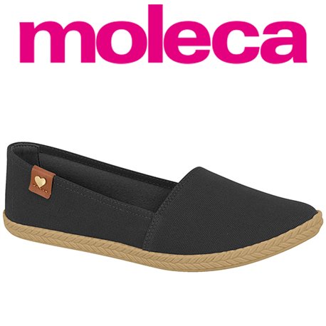 Moleca 5287.210-18923 Sapatilha Preto