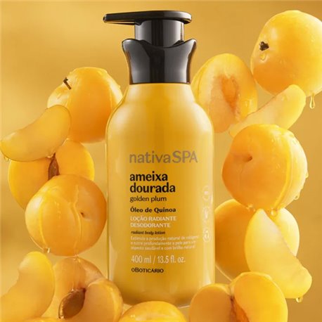 O Boticario Nativa Spa Ameixa Dourada Locao Hidratante 400ml