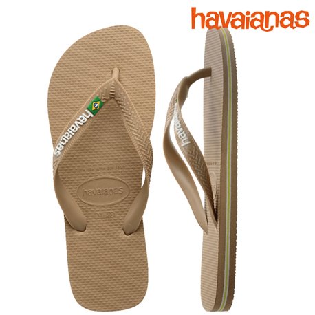 Havaianas Brasil Logo Rose Gold