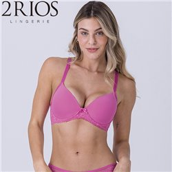 2Rios 82127 Sutia Com Bojo Pink