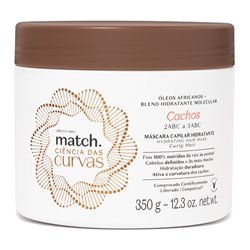 O Boticario Match CIENCIA das CURVAS Mascara Capilar CACHOS 350g