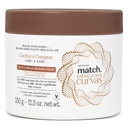 O Boticario Match CIENCIA das CURVAS JELLY Capilar 350g