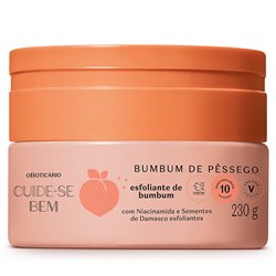 O Boticário Cuide-se Bem PESSEGURA Esfoliante de Bumbum 230g