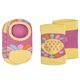 Lupo-10015 Kit Meia + Joelheira Infantil Lilas