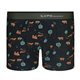 Lupo-18403-002 Cueca Boxer Infantil Preto