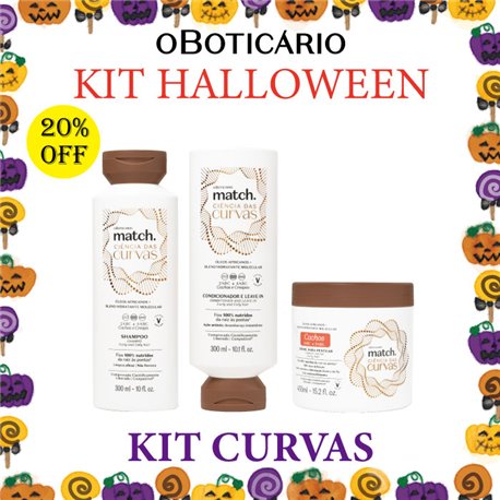 O Boticário Halloween 2024 Kit CURVAS