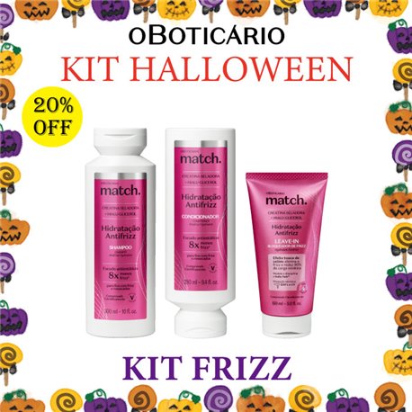 O Boticario Halloween 2024 Kit FRIZZ