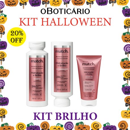 O Boticário Halloween 2024 Kit BRILHO