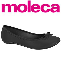 Moleca 5726.115-7800 Sapatilha Preta