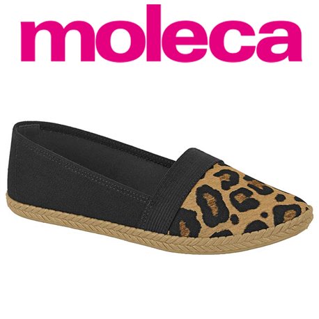 Moleca 5287.203-27752 Sapatilha Preta