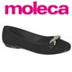 Moleca 5094.1602-5881 Sapatilha Preta 