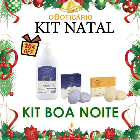 O Boticario Natal 2024 Kit BOA NOITE