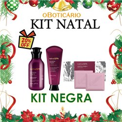 O Boticario Natal 2024 Kit NEGRA