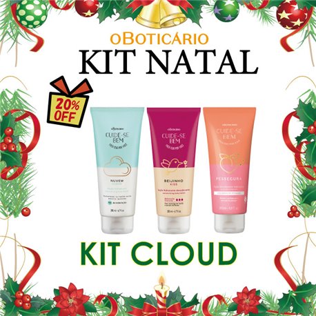 O Boticario Natal 2024 Kit CLOUD