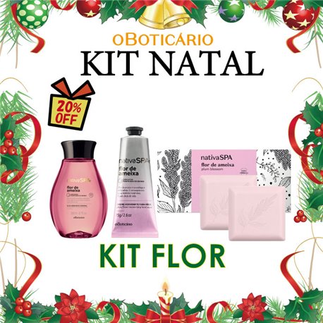 O Boticario Natal 2024 Kit FLOR