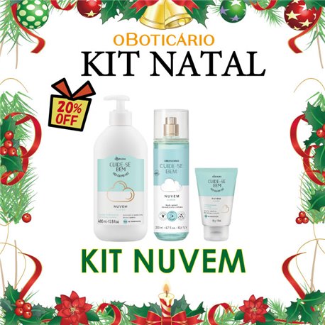 O Boticario Natal 2024 Kit NUVEM