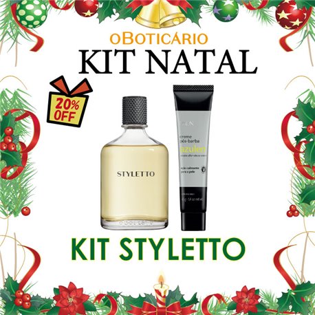 O Boticario Natal 2024 Kit STYLETTO