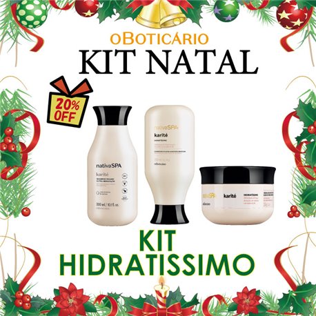 O Boticario Natal 2024 Kit HIDRATISSIMO