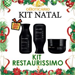 O Boticario Natal 2024 Kit RESTAURISSIMO