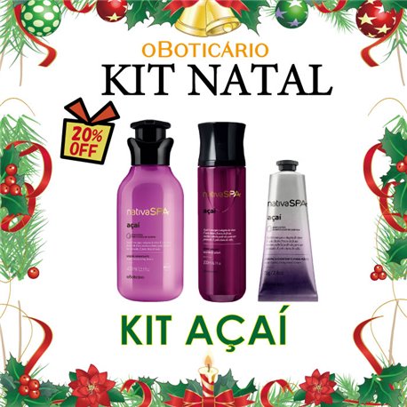 O Boticario Natal 2024 Kit ACAI