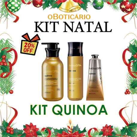 O Boticario Natal 2024 Kit QUINOA