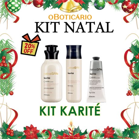 O Boticario Natal 2024 Kit KARITE