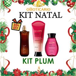 O Boticario Natal 2024 Kit PLUM