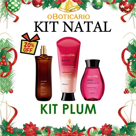 O Boticario Natal 2024 Kit PLUM