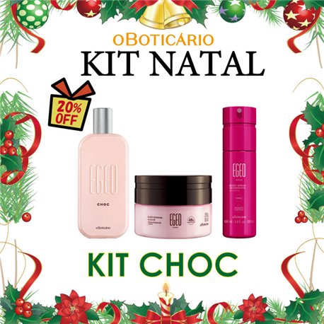 O Boticario Natal 2024 Kit CHOC