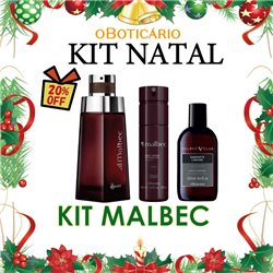 O Boticario Natal 2024 Kit MALBEC