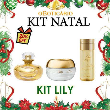 O Boticario Natal 2024 Kit LILY