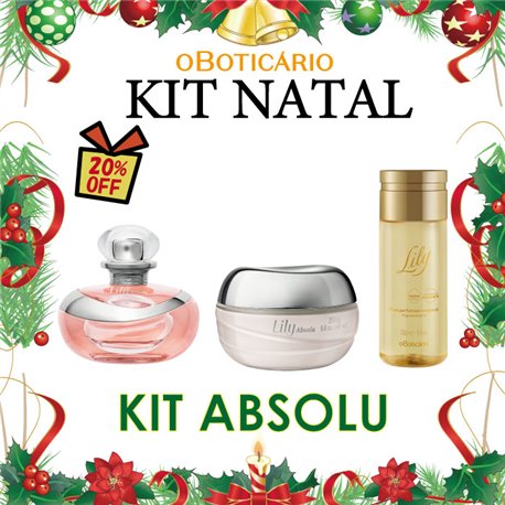 O Boticario Natal 2024 Kit ABSOLU