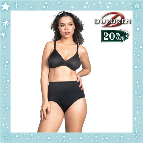 Natal Kit Lingerie Duloren 121941+129941 Preto