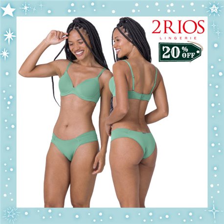 Natal Kit Lingerie 2Rios 82258+12076 Alecrim