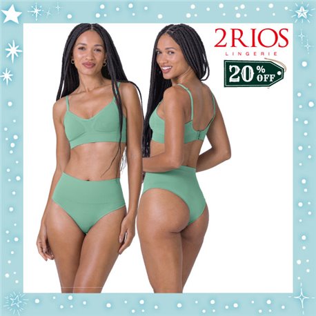 Natal Kit Lingerie 2Rios 96010+46010 Alecrim